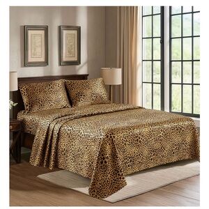 Leopard Print Bedding Set